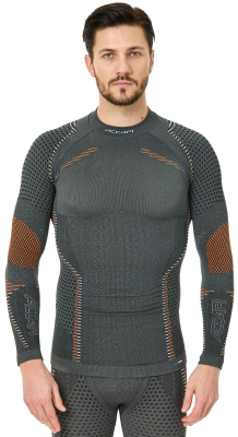 Термобелье Accapi кофта длинный рукав ERGORacing LONG SL.T-SHIRT MAN Anthracite/Orange от магазина Адреналин