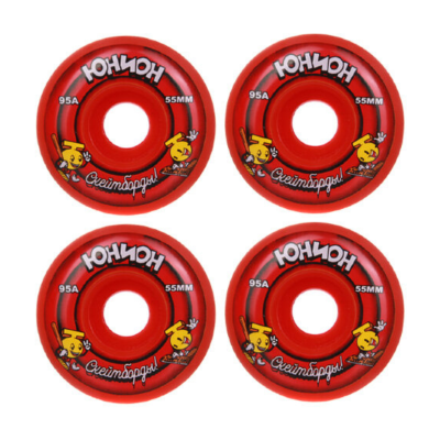 Комплект колес для скейтборда Юнион U-Man, 55mm/95a, F4