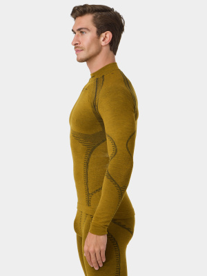Термобелье Accapi кофта длинный рукав Ergowool Long Sleeve Shirt Mustard/Black от магазина Адреналин