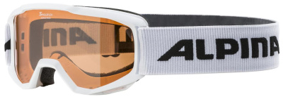Очки горнолыжные детские Alpina Piney 2.0 White Matt/Orange S2  от магазина Адреналин