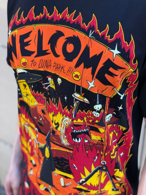 Футболка Комета ЛунаПарк Черная