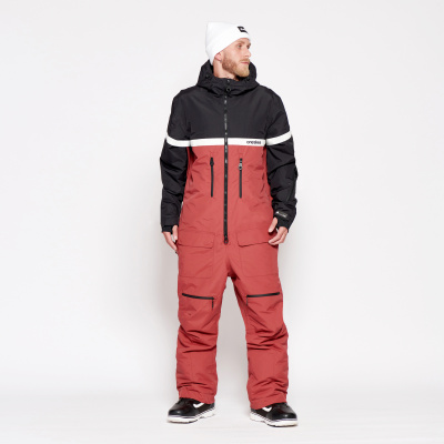 Комбинезон мужской ONESKEE Mark VII Black/Burgundy