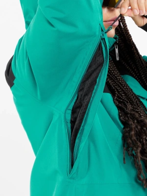 Сноубордическая КУРТКА Ж VOLCOM FERN INS GORE PULLOVER VIBRANT GREEN от магазина Адреналин