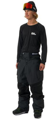 Штаны сноубордические мужские Horsefeathers NELSON PANTS phantom/black от магазина Адреналин