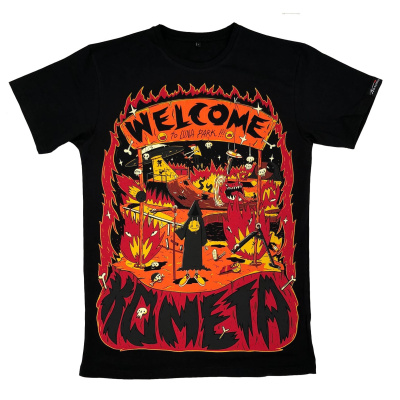 Футболка Комета ЛунаПарк Черная